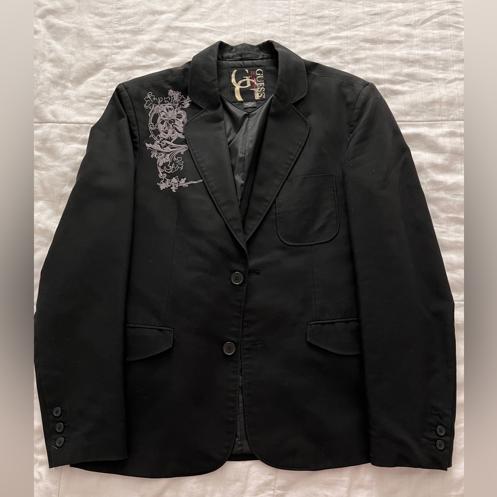 Black guess blazer